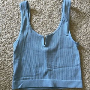 Blue tank top